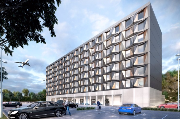 Work begins on modular-built hotel